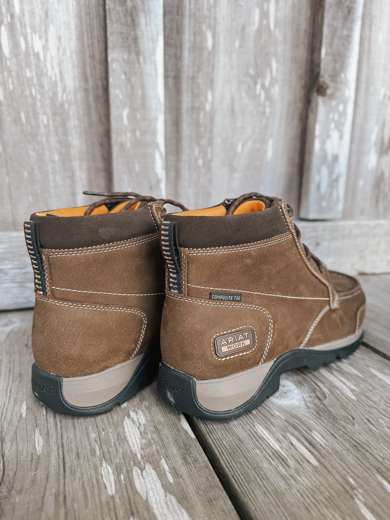 Men's Ariat Edge Chukka 6" Composite Toe Work Boot - Image 4
