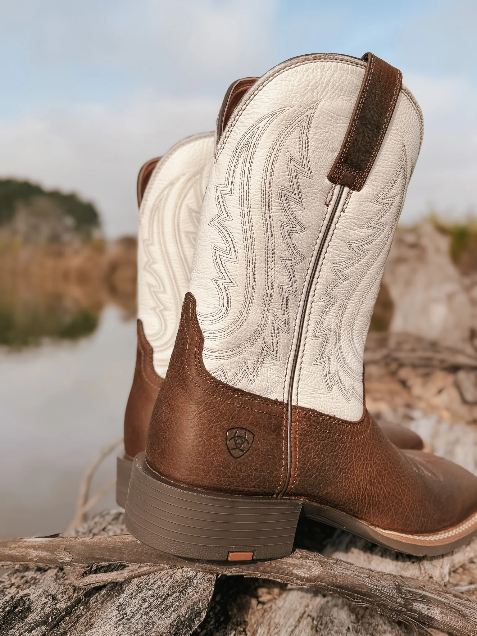 Ariat Men's Sport Big Country Wide Square Toe Cowboy Boot - Image 3
