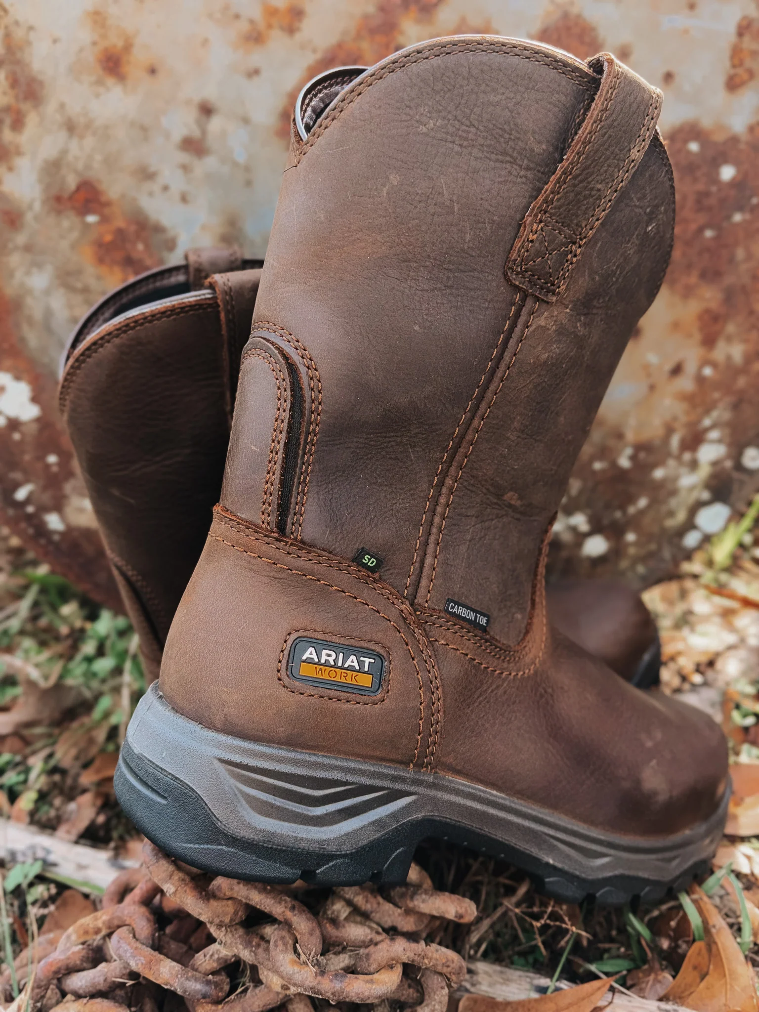 Ariat Men's Turbo Duratread Static Dissipative Composite Toe Work Boot - Image 5