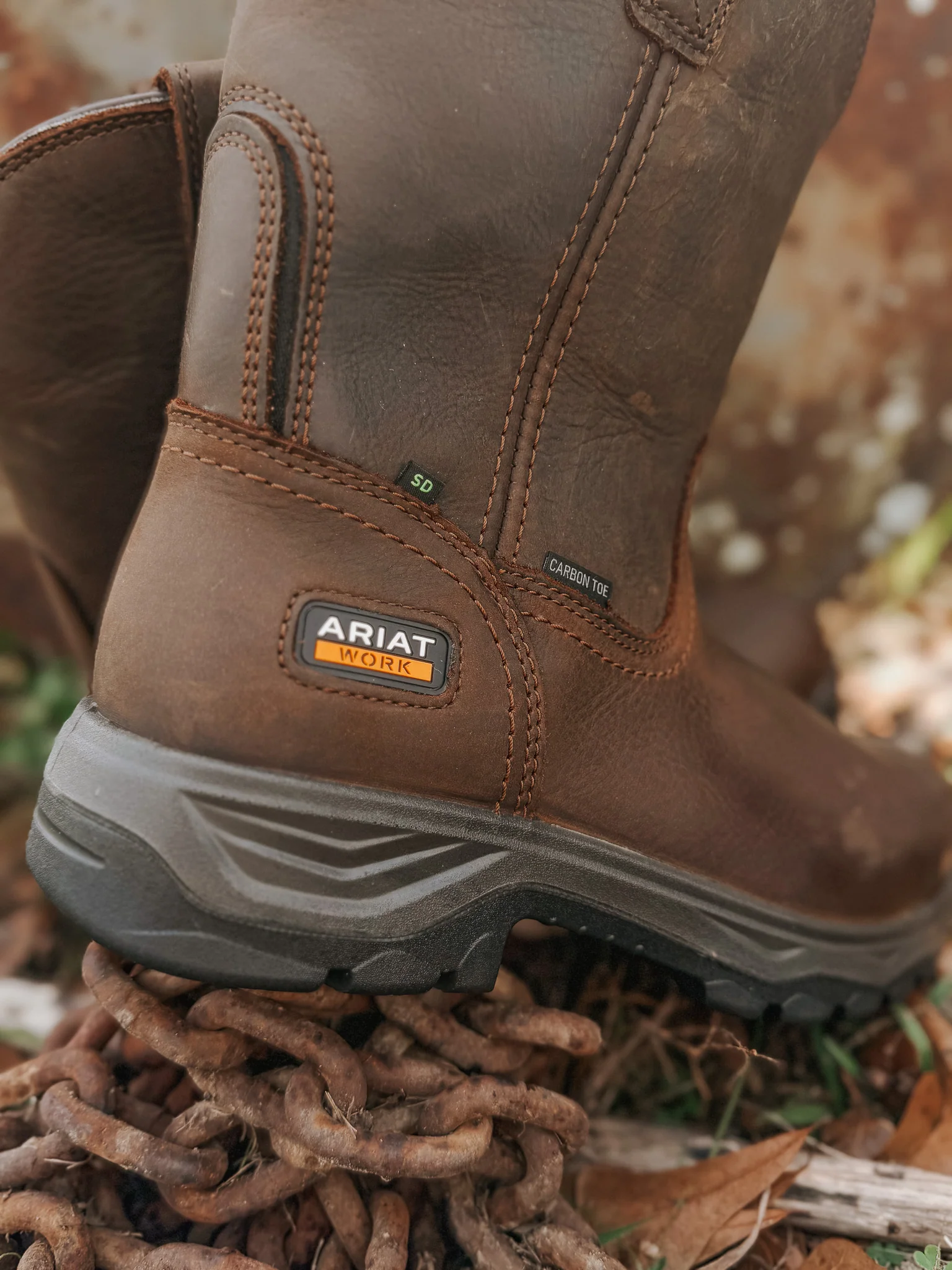Ariat Men's Turbo Duratread Static Dissipative Composite Toe Work Boot - Image 6