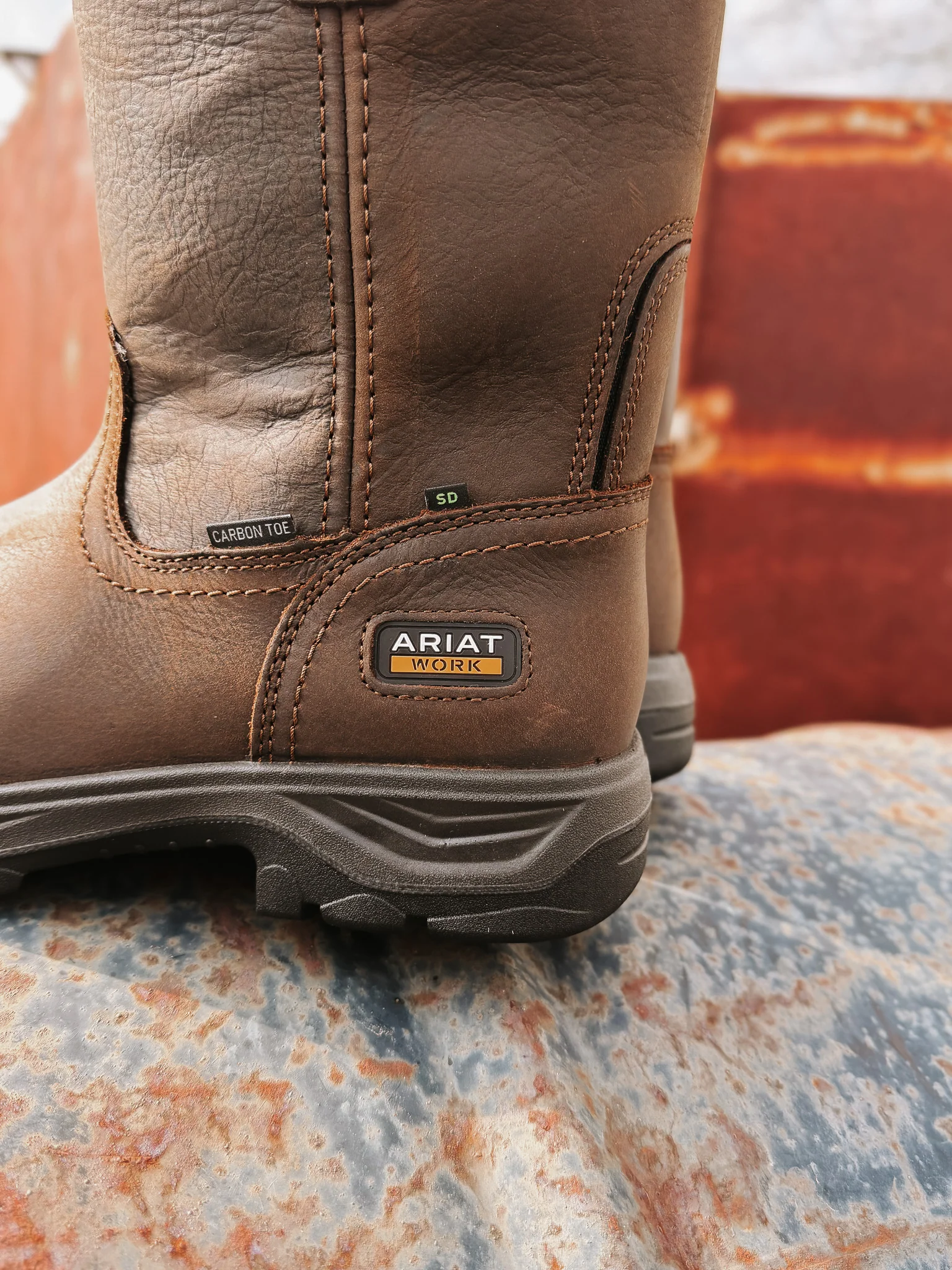 Ariat Men's Turbo Duratread Static Dissipative Composite Toe Work Boot - Image 7