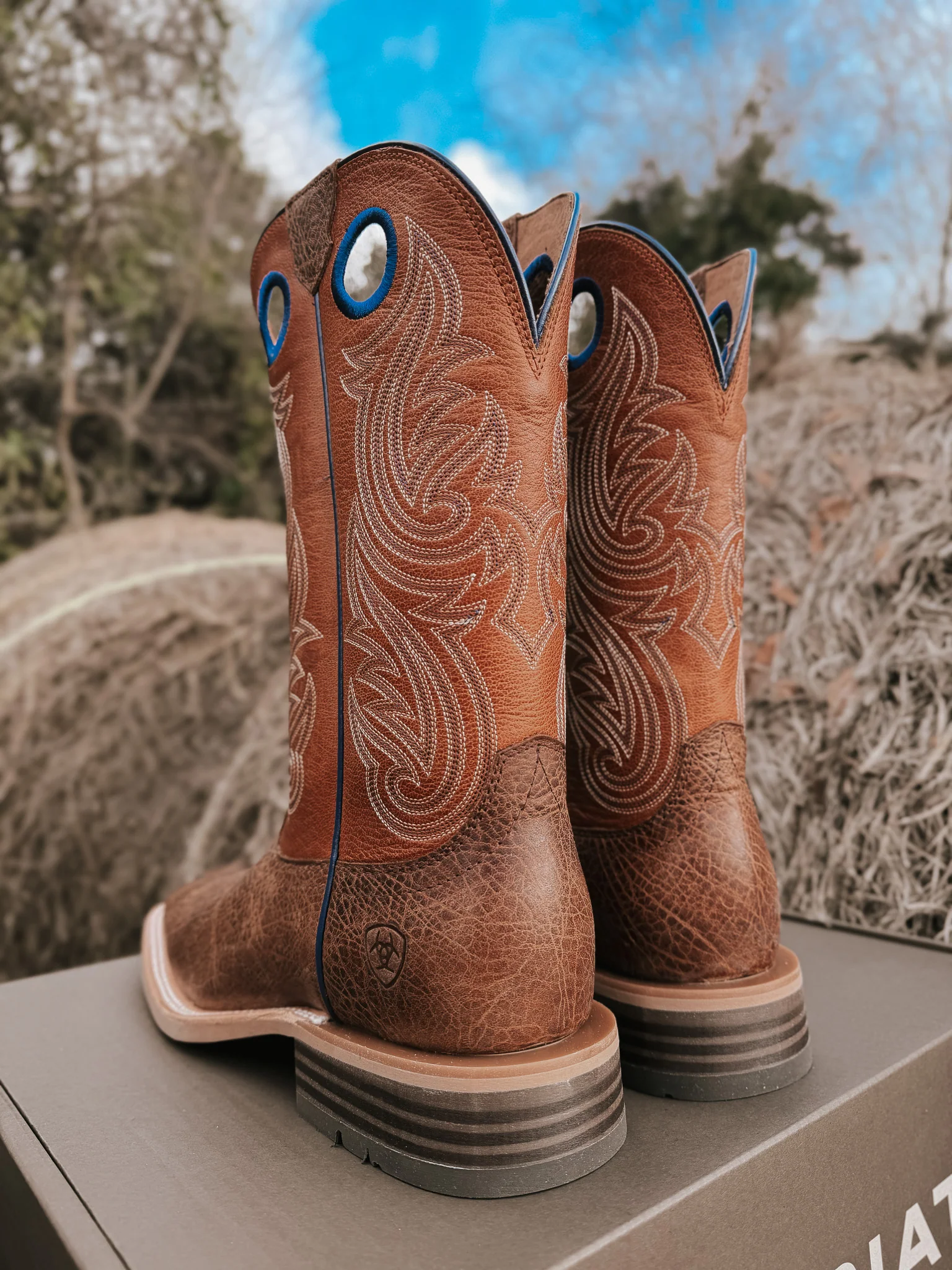 Ariat Men's Highland Toughstock Performance Western Boots - Image 3