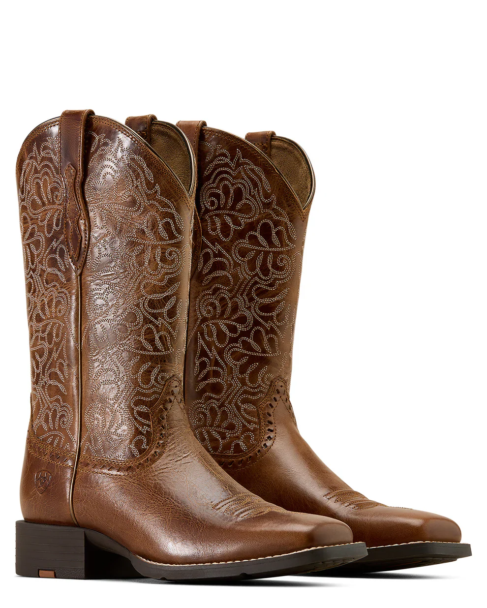Ariat Women's Round Up Remuda Wide Square Toe Western Boots - Image 3