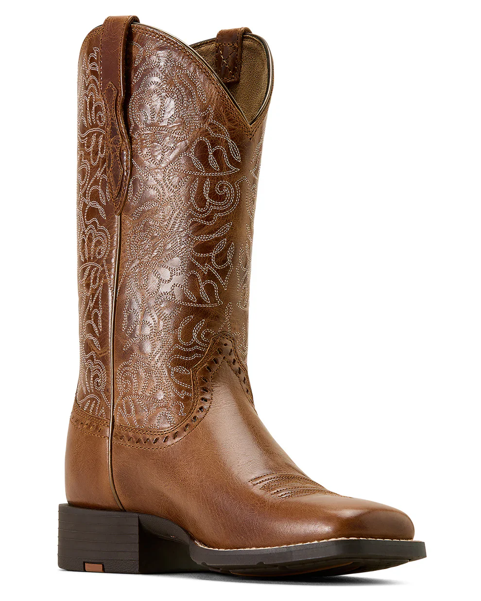 Ariat Women's Round Up Remuda Wide Square Toe Western Boots - Image 8