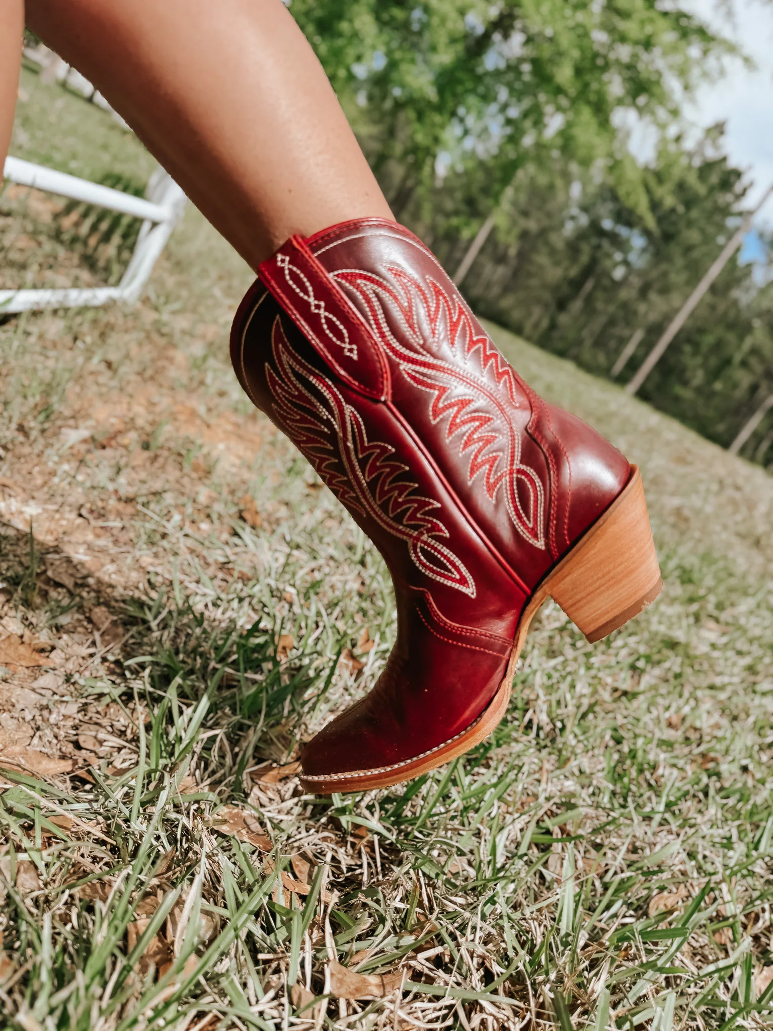 Ariat Women's Julietta Western Booties - Red Alert - Image 4