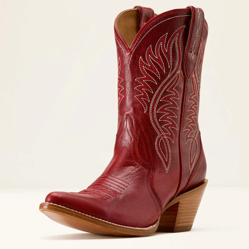 Ariat Women's Julietta Western Booties - Red Alert - Image 6