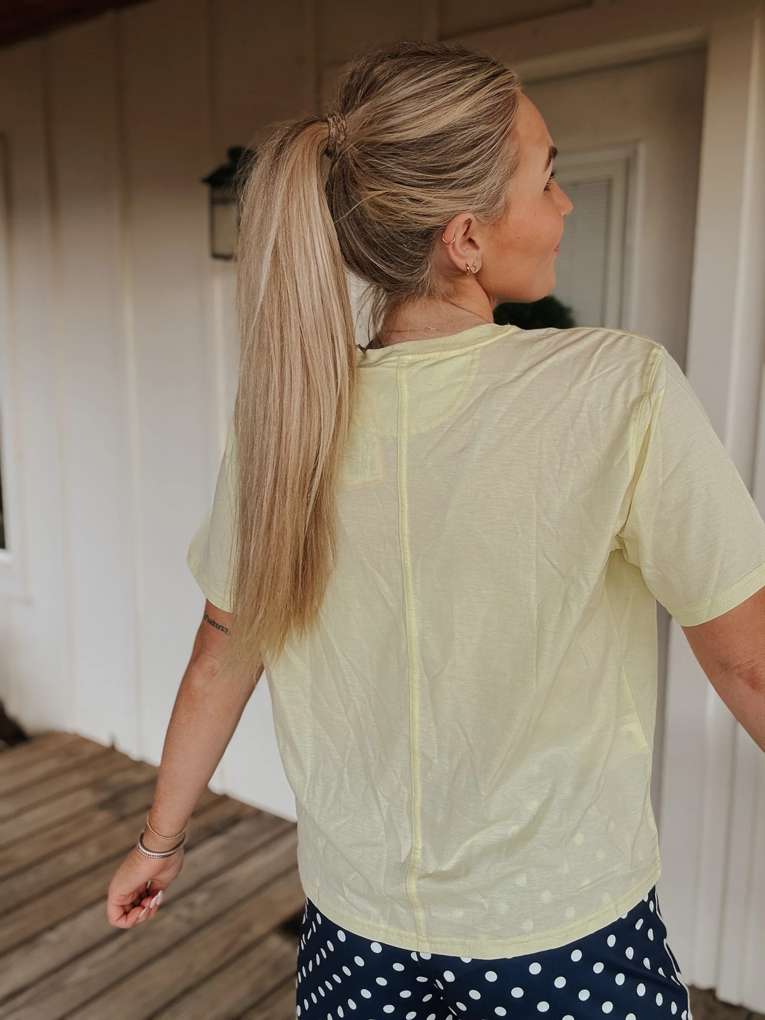 Carhartt Women's TENCEL™ Fiber Series Loose Tee - Yellow - Image 4