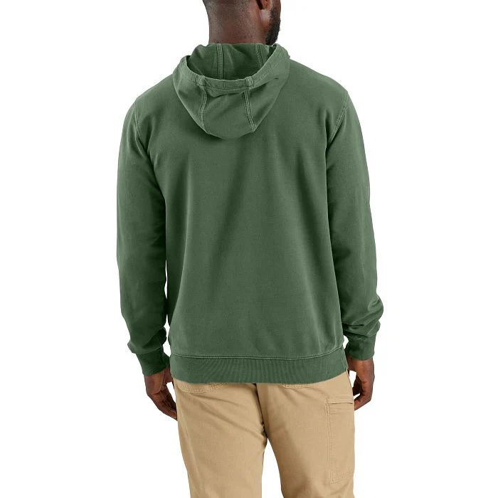 Carhartt Re-Engineered Garment Dyed Hooded Sweatshirt - Leaf - Image 4