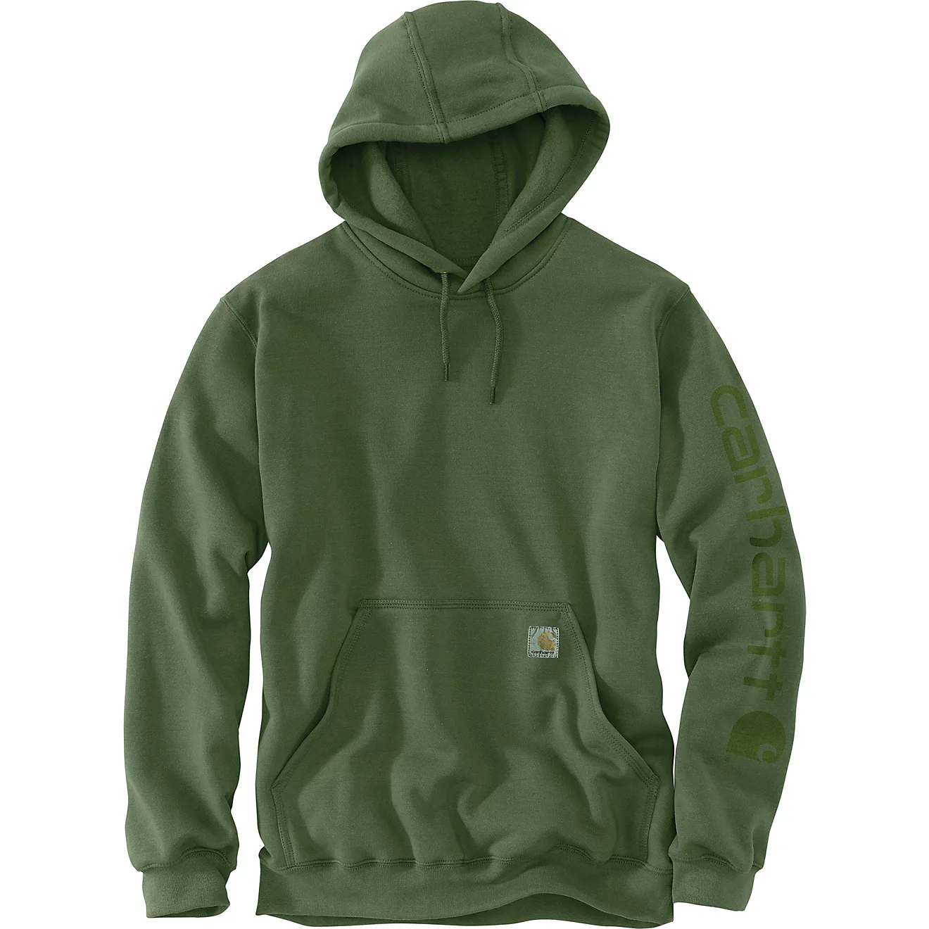 Carhartt Re-Engineered Garment Dyed Hooded Sweatshirt - Leaf - Image 5