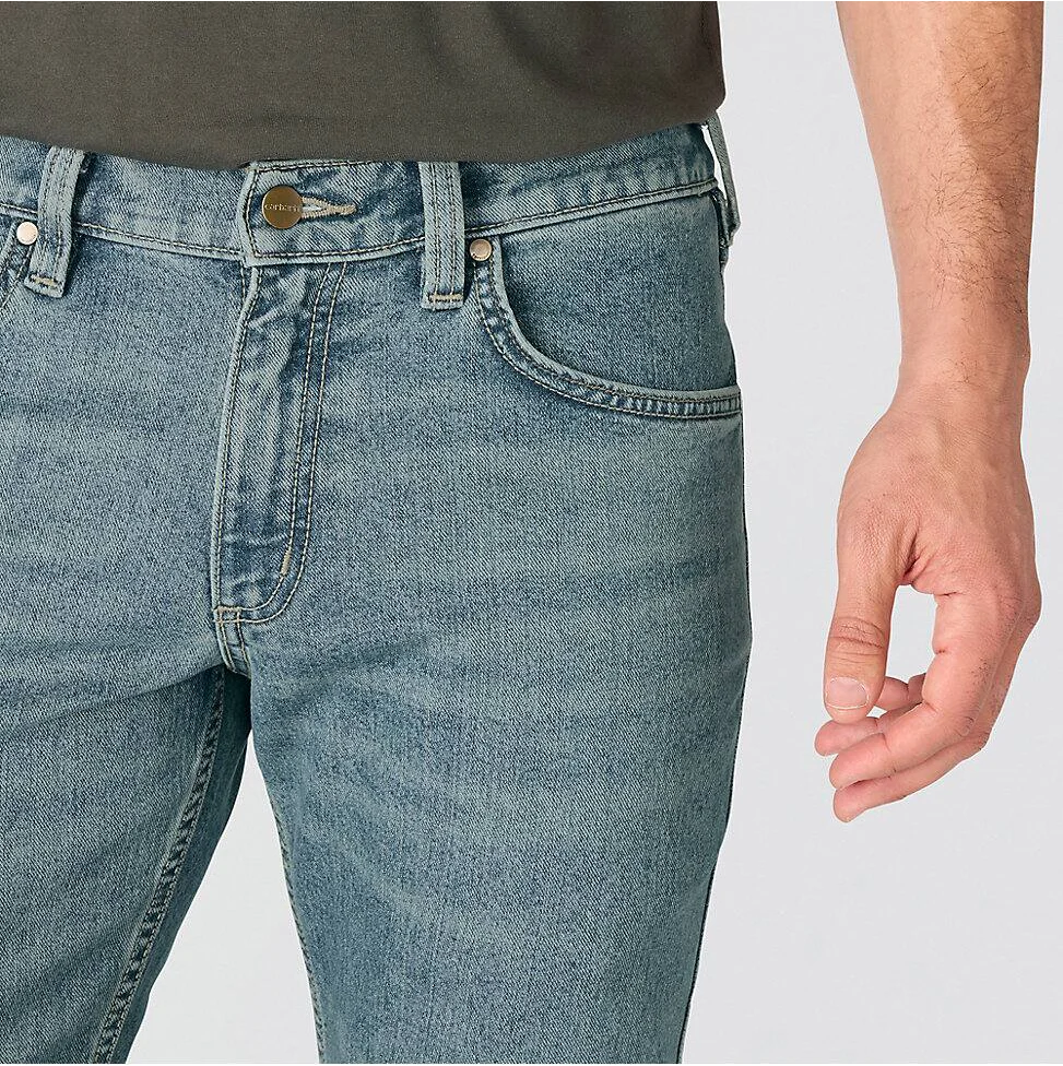 Carhartt Men's Relaxed Bootcut Rugged Flex® Jeans in Bluestem - Image 5