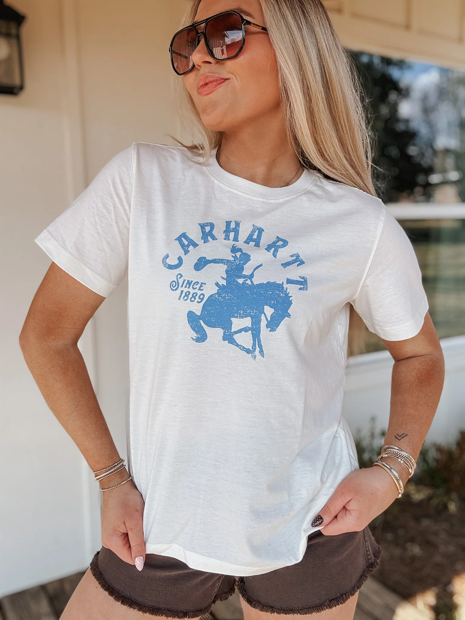 Carhartt Women's Irvine Relaxed Horse Tee - Image 2