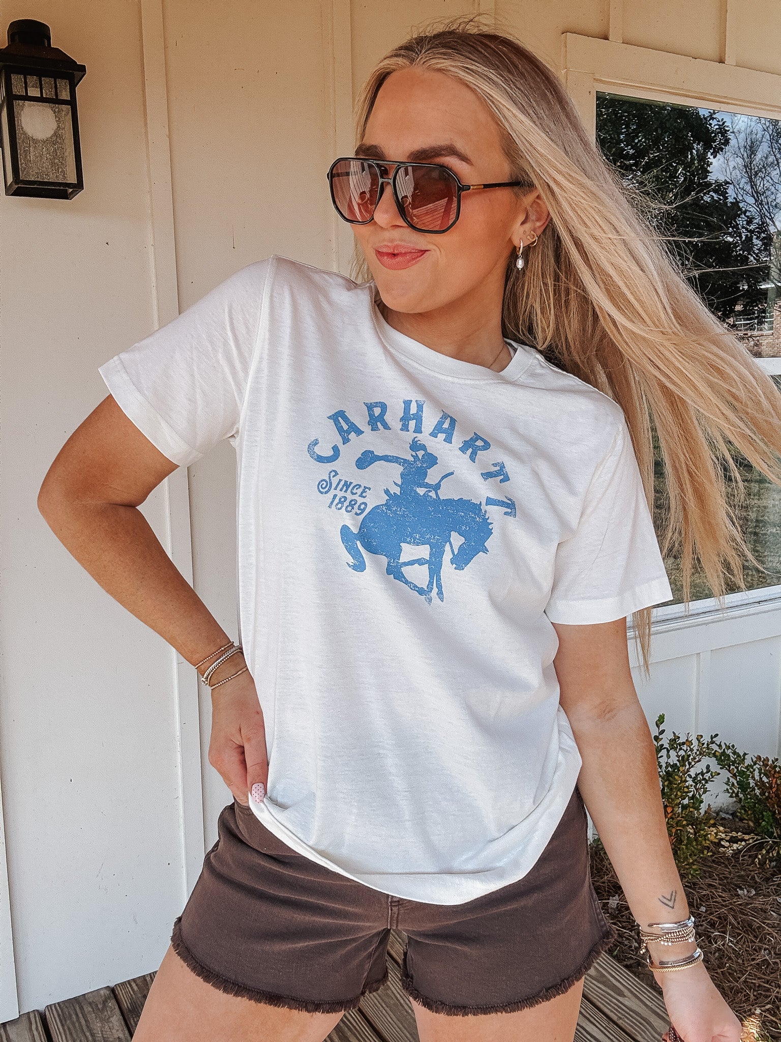 Carhartt Women's Irvine Relaxed Horse Tee - Image 3