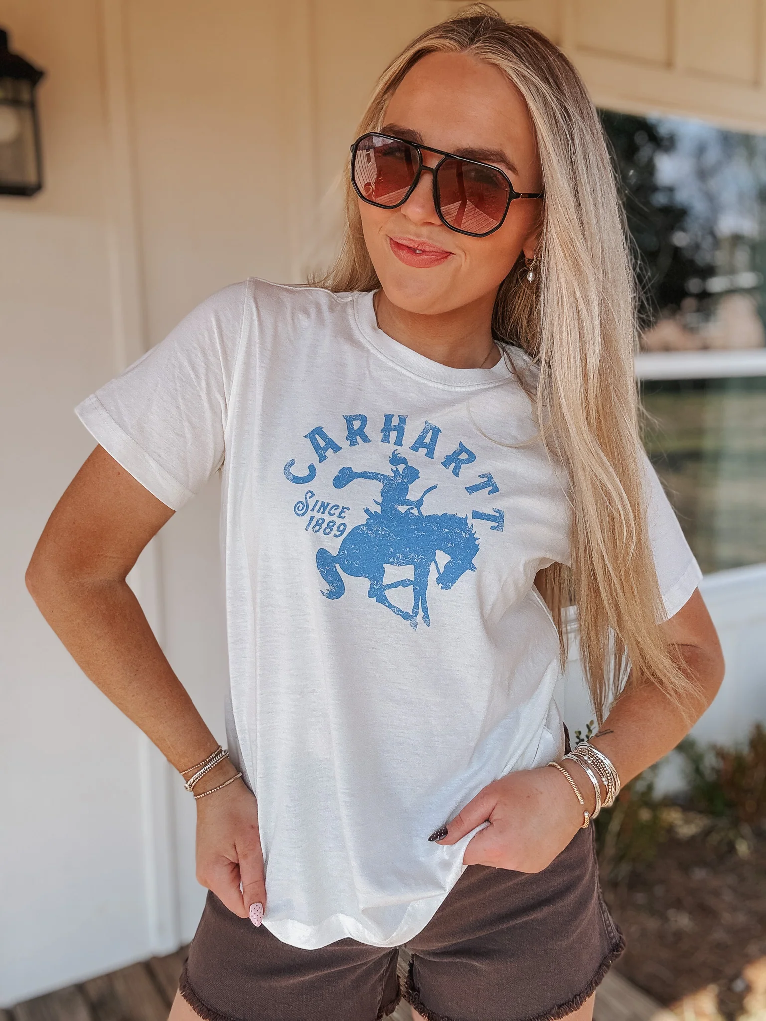 Carhartt Women's Irvine Relaxed Horse Tee - Image 4