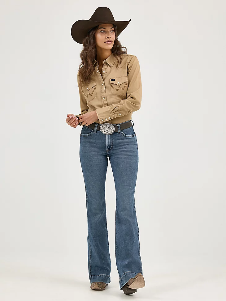 Women's Wrangler Retro Bailey High Rise Trouser Jean - Image 6