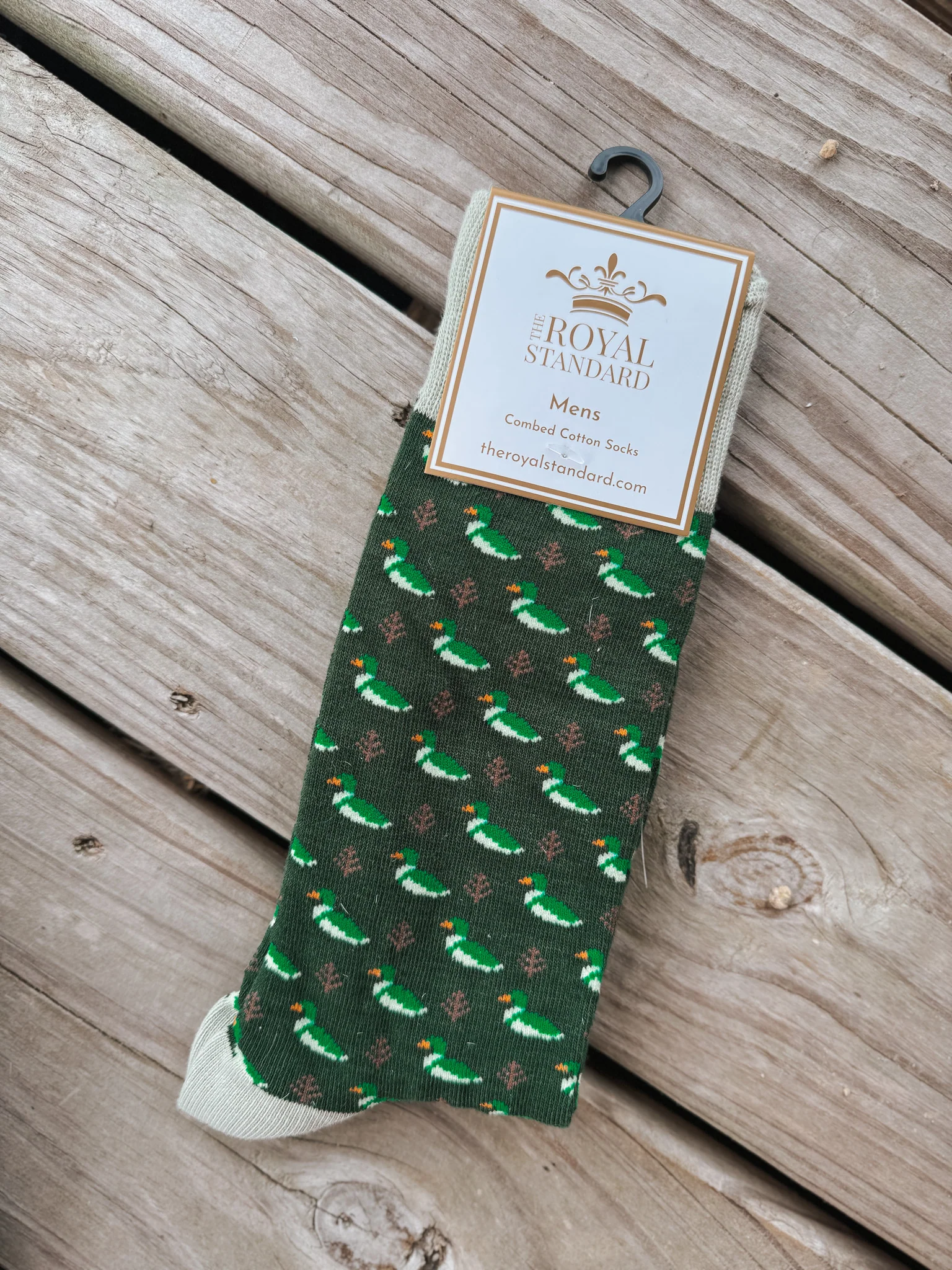 Men's Royal Standard Mallard Duck Socks - Image 2