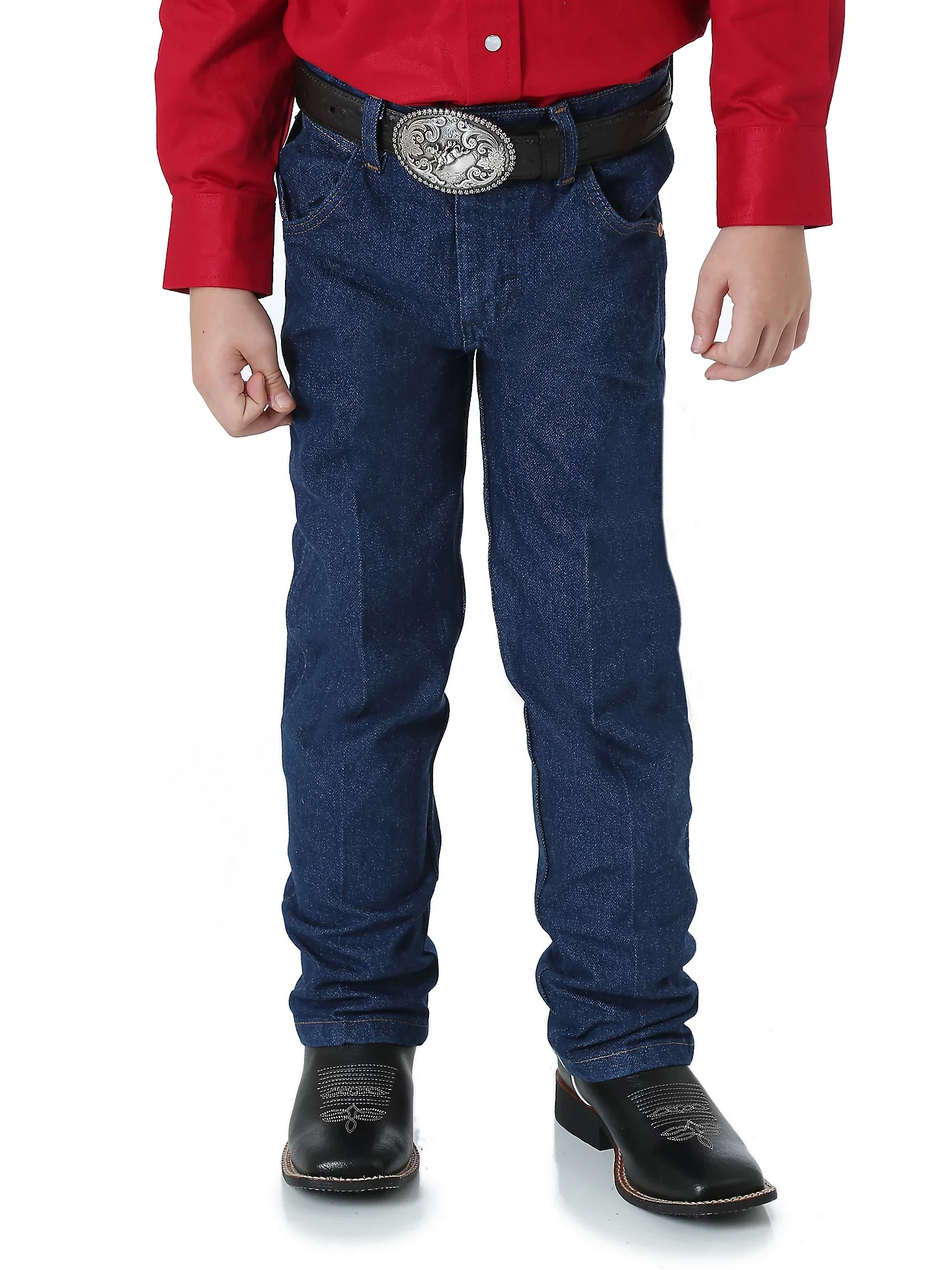 Wrangler Boy's Prewashed Cowboy Cut Original Fit Jeans - Image 3