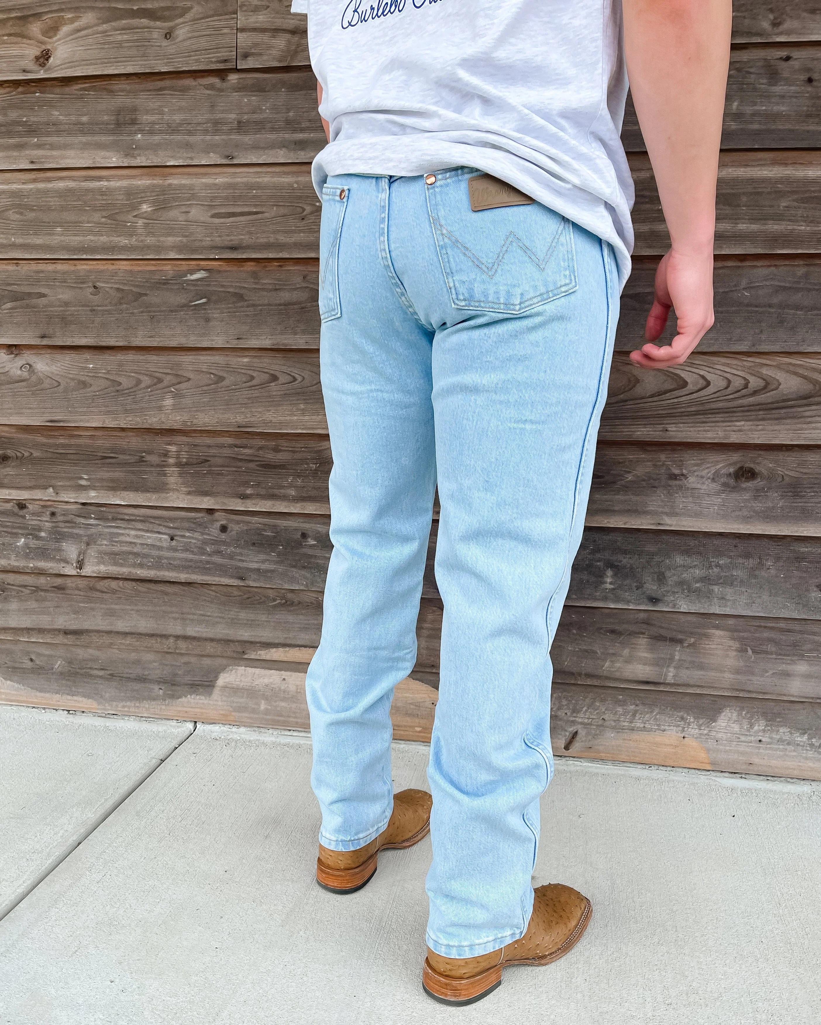 BEST-SELLER! WRANGLER COWBOY CUT ORIGINAL FIT JEANS IN BLEACH - Image 3