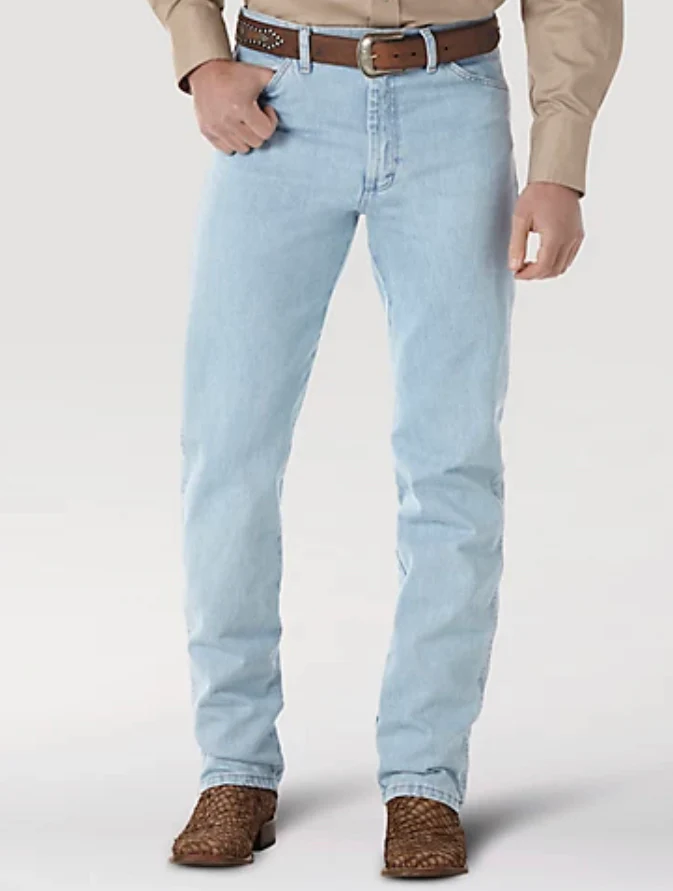 BEST-SELLER! WRANGLER COWBOY CUT ORIGINAL FIT JEANS IN BLEACH - Image 5