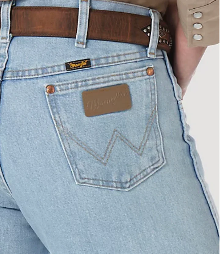 BEST-SELLER! WRANGLER COWBOY CUT ORIGINAL FIT JEANS IN BLEACH - Image 8
