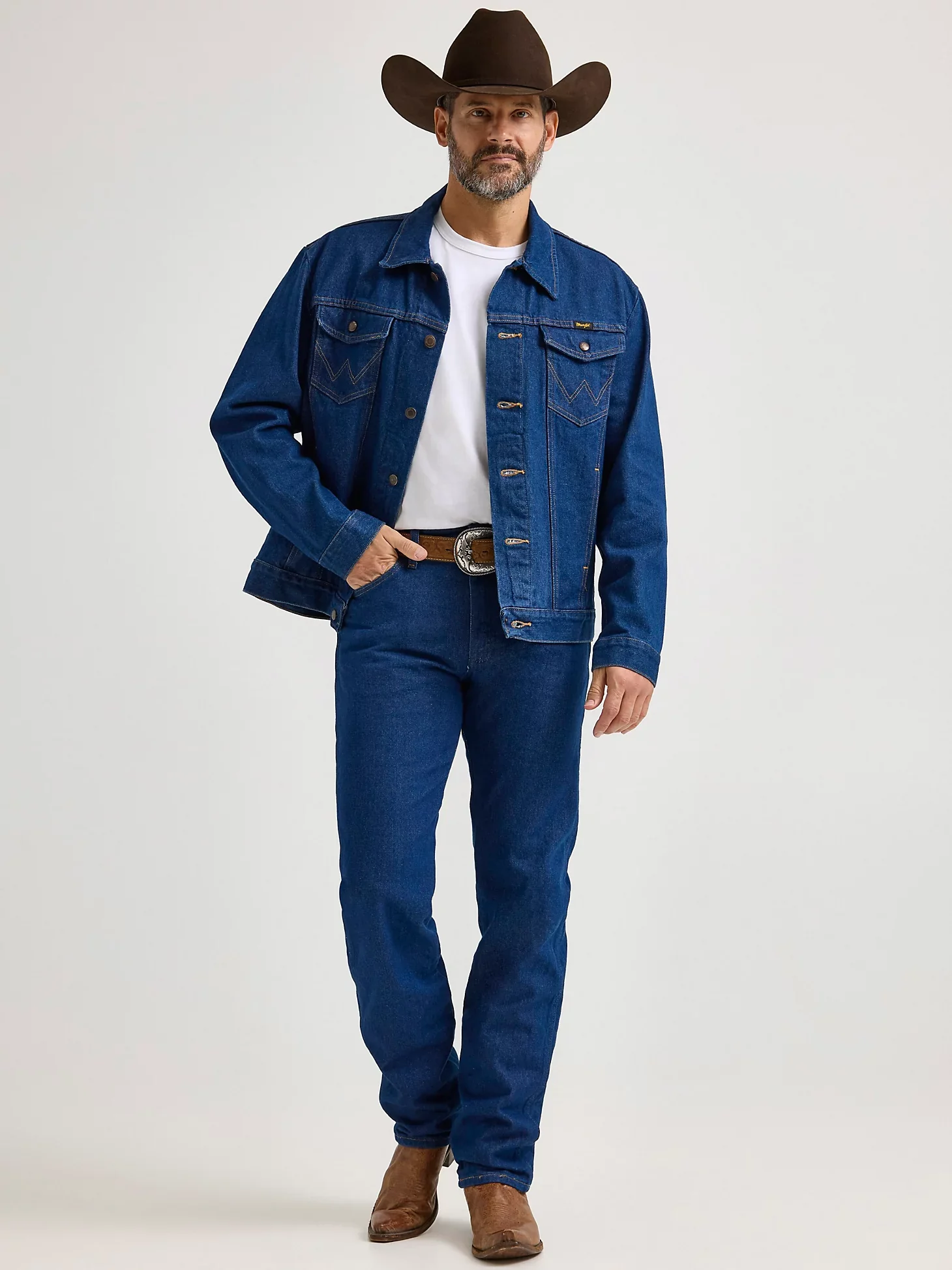 Wrangler Men's 13MWZ Prewashed Cowboy Cut Original Fit Jeans - Image 3