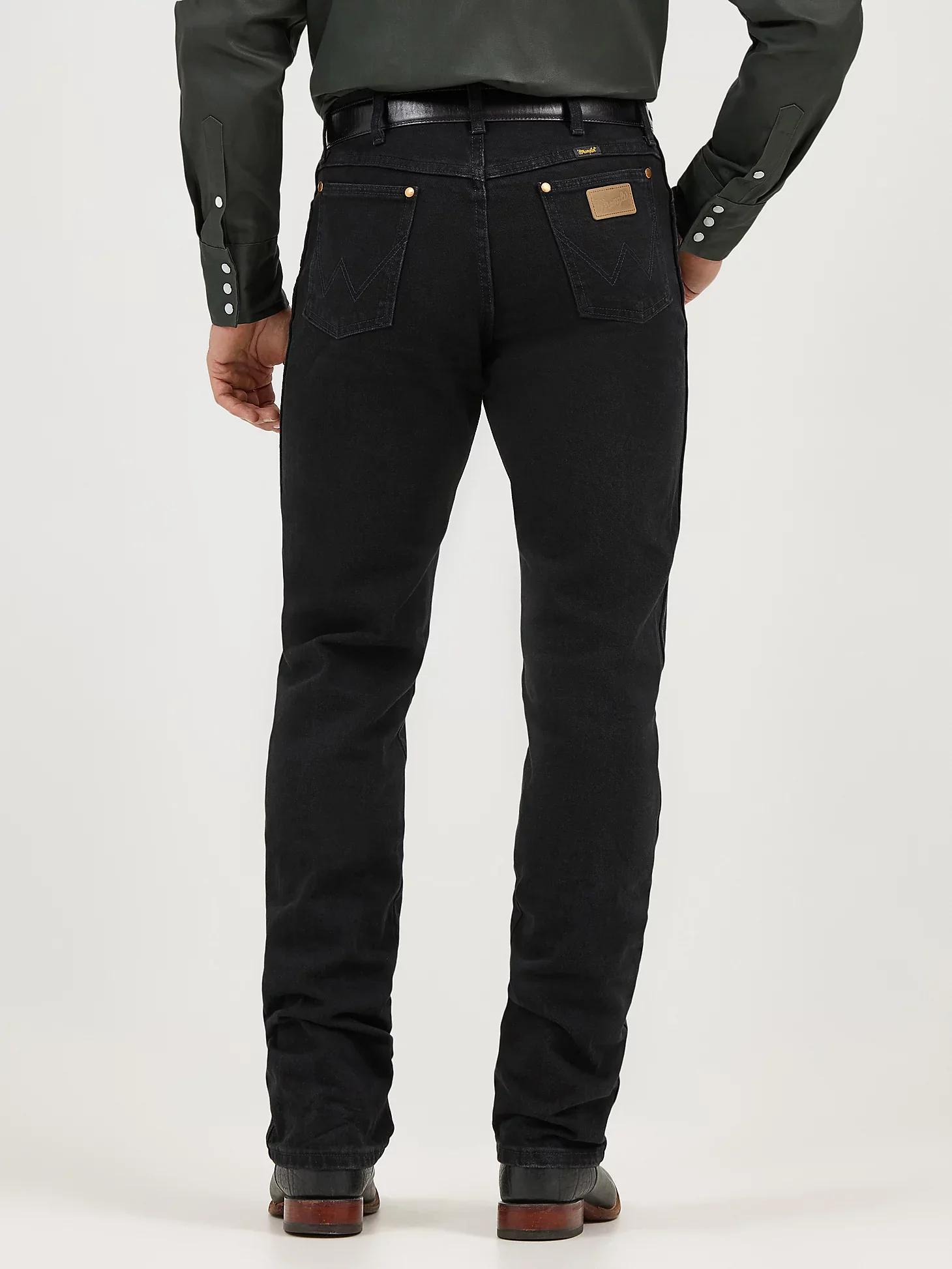 Men's Wrangler Cowboy Cut® Original Fit Jean in Black - Image 4