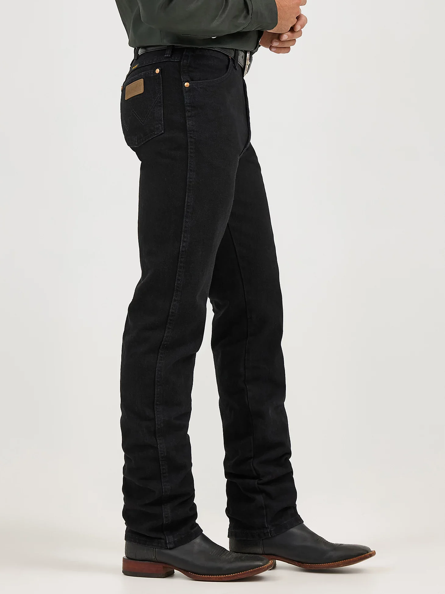 Men's Wrangler Cowboy Cut® Original Fit Jean in Black - Image 7