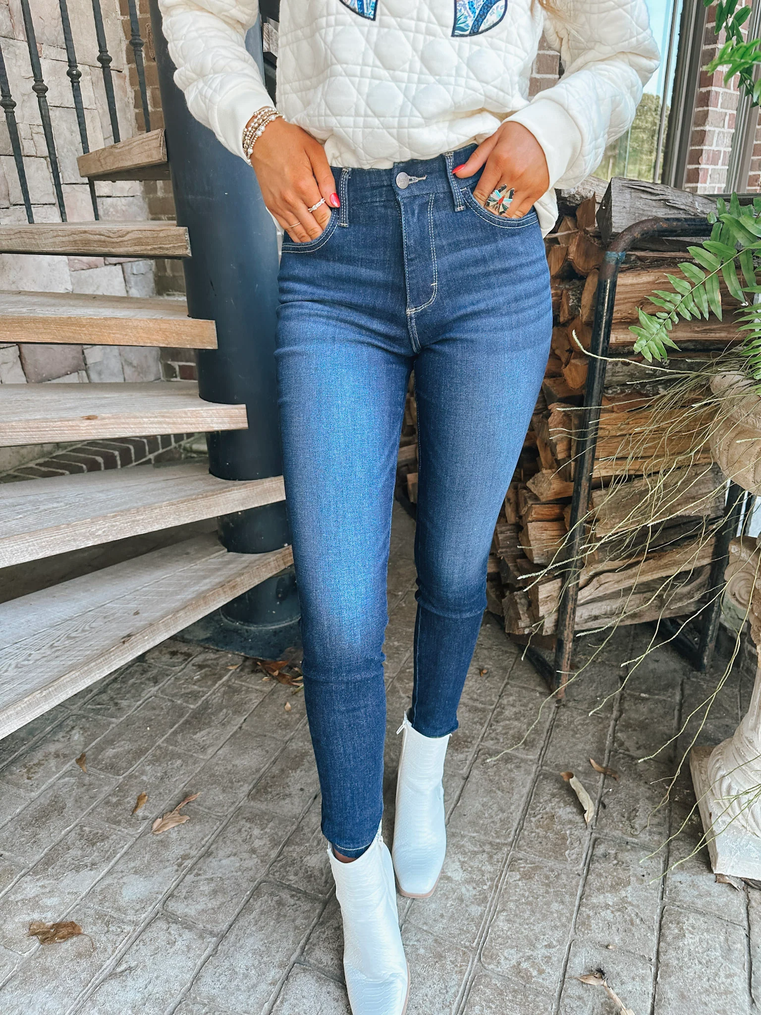 Women's Wrangler Bespoke High Rise Skinny Jean - Image 8