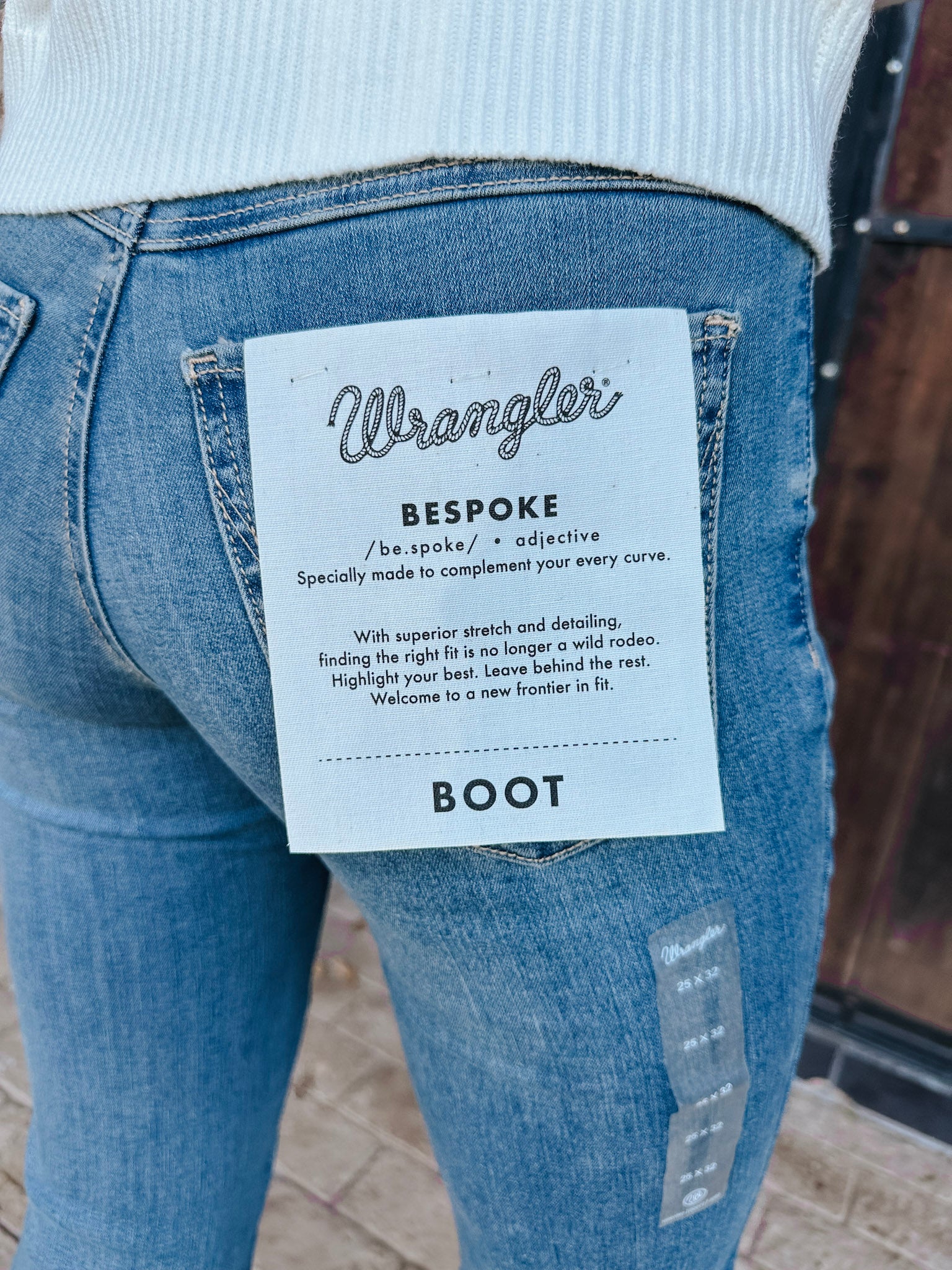 Women's Wrangler Bespoke High Rise Bootcut Jean - Image 3