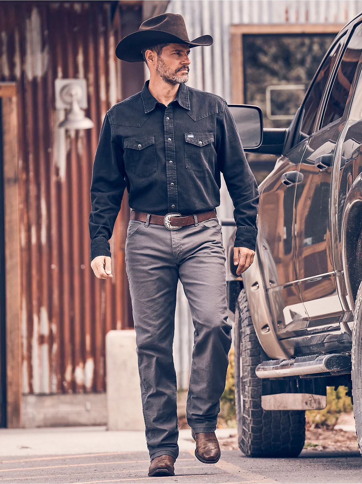 Men's Wrangler Premium Performance Tough Comfort Cowboy Cut® Regular Fit Canvas Jean - Image 11