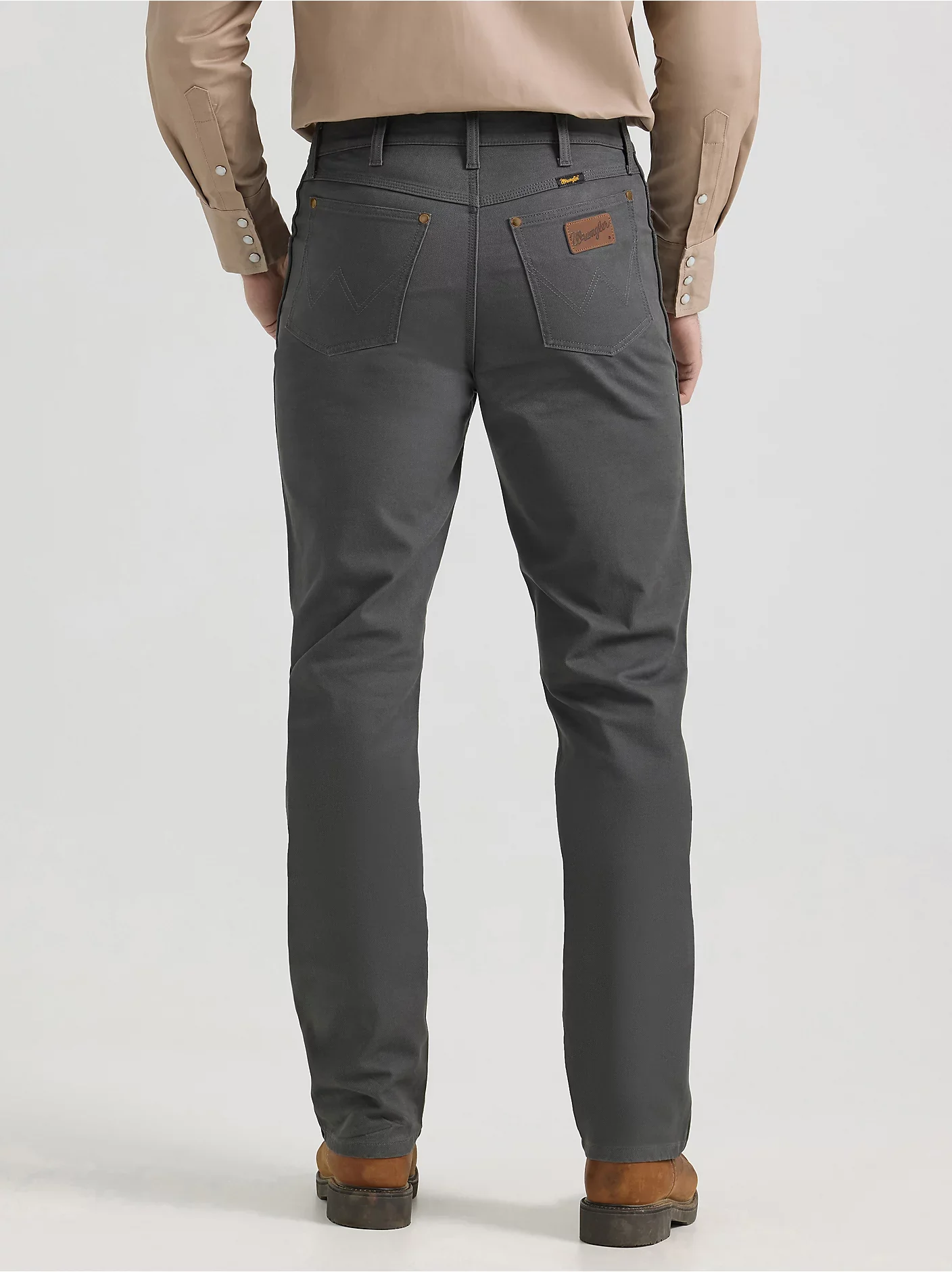 Men's Wrangler Premium Performance Tough Comfort Cowboy Cut® Regular Fit Canvas Jean - Image 5