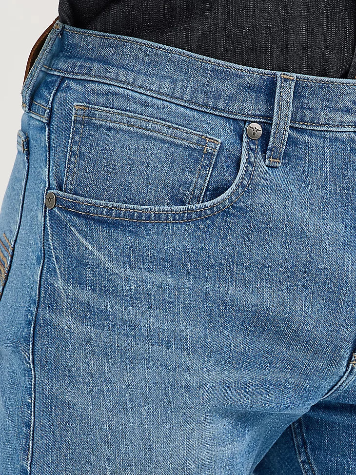 Men's Wrangler® 20X® No. 42 Vintage Bootcut Jean in Seaside - Image 5