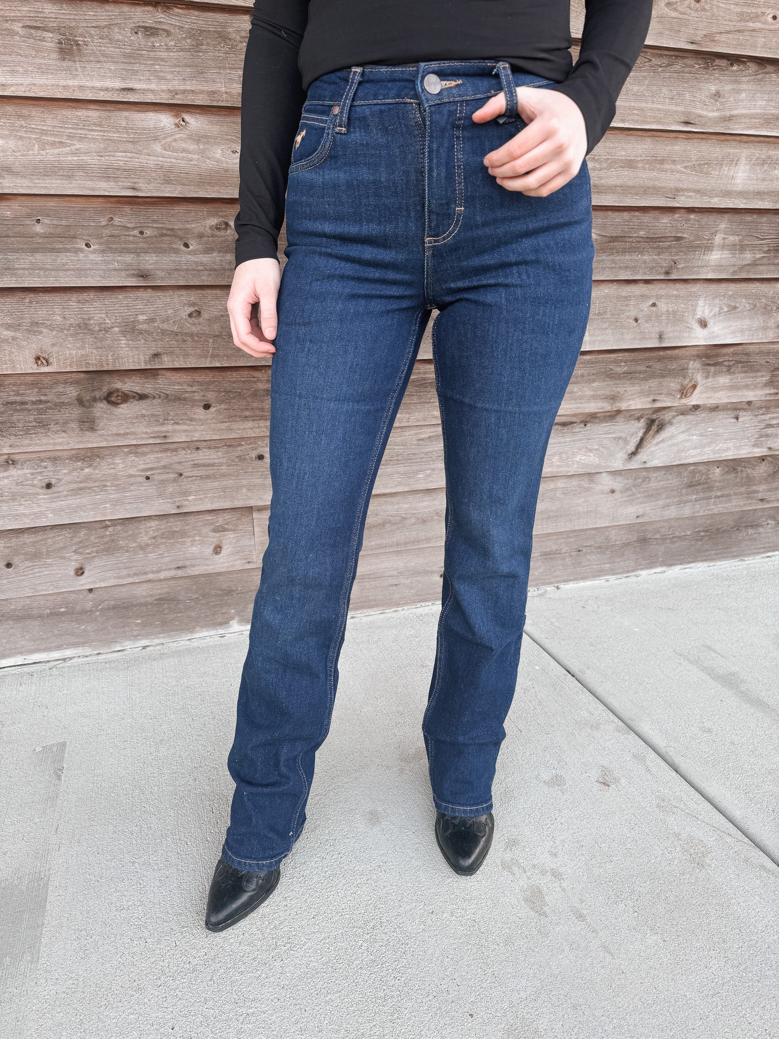 Wrangler Women's Kayla Ultimate Riding Bootcut Jeans - Image 8