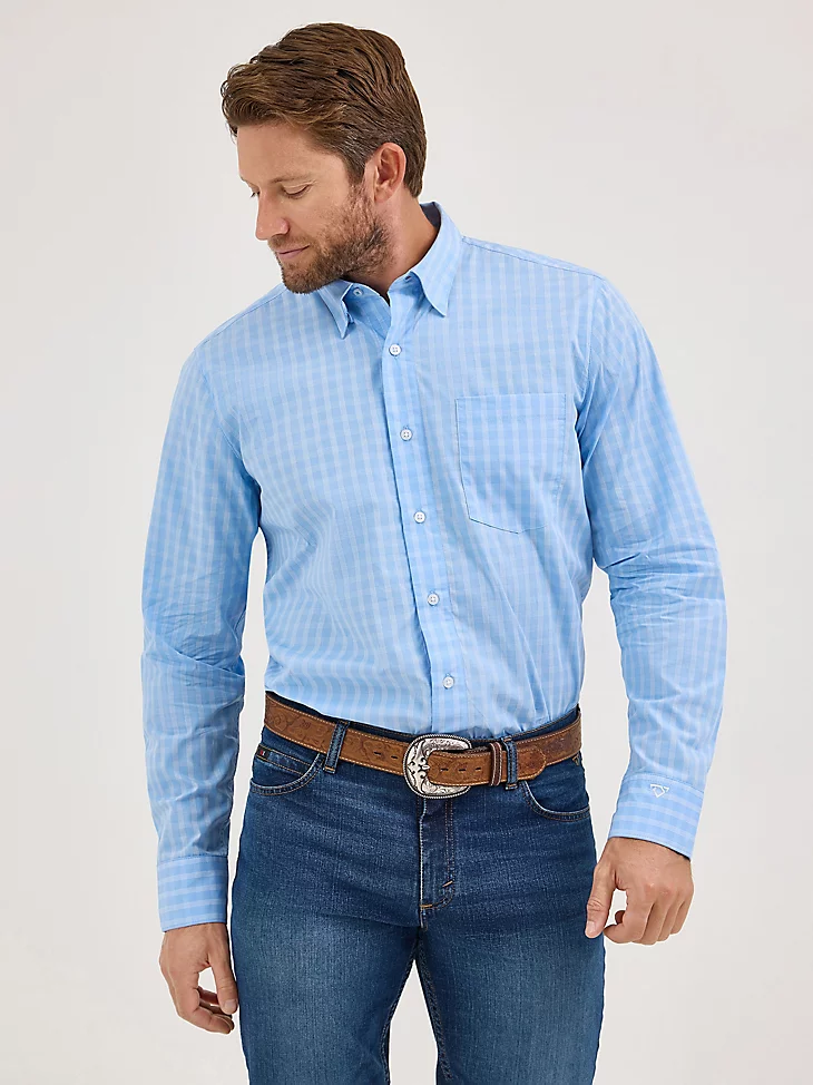 Men's Wrangler Cody Johnson One Pocket Button Down Shirt - Image 3