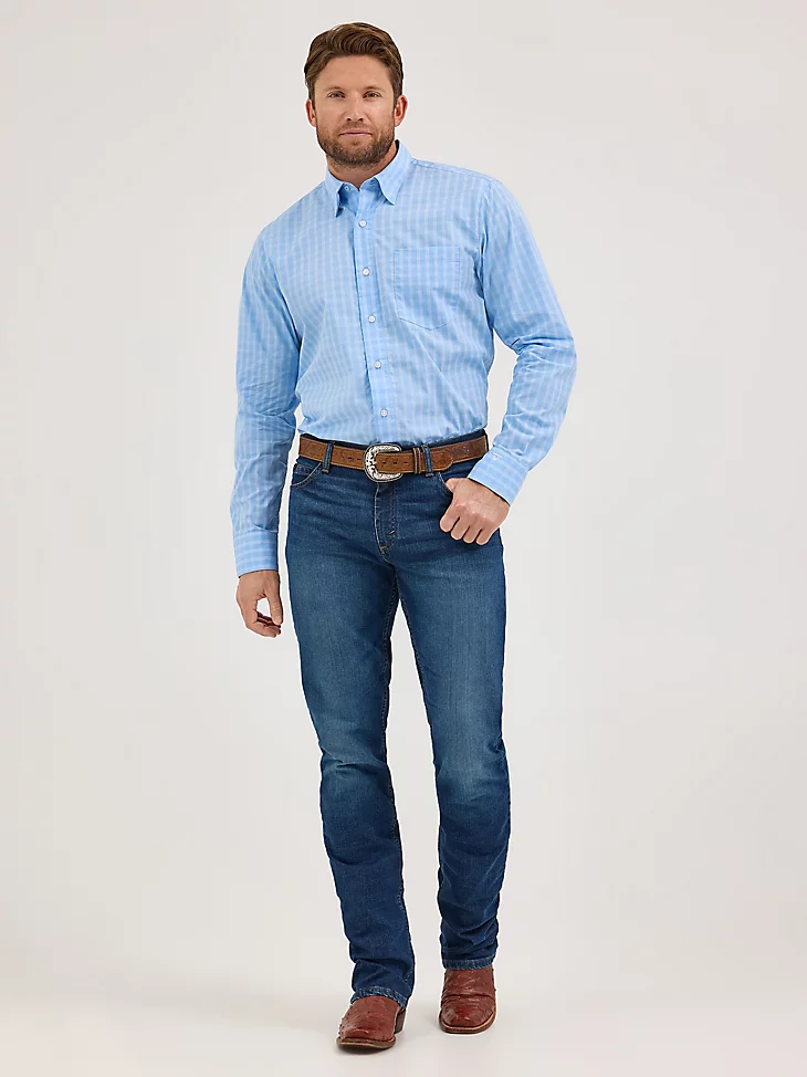Men's Wrangler Cody Johnson One Pocket Button Down Shirt - Image 5