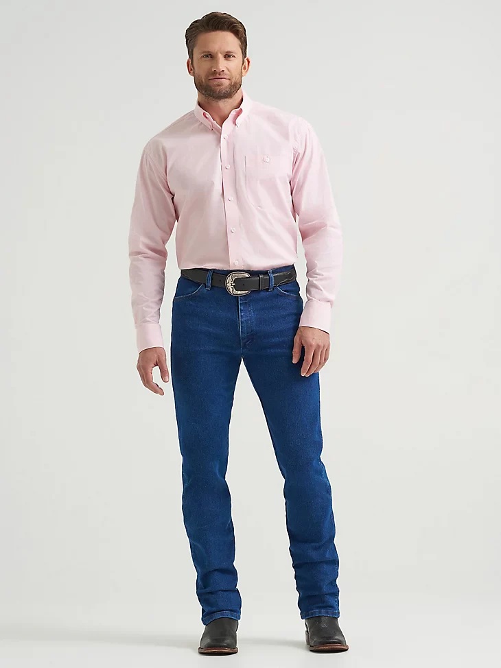 Men's Wrangler Bucking Cancer Button Down Shirt - Image 4