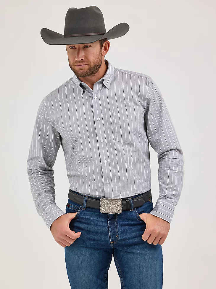 Men's Wrangler Cody Johnson One Pocket Button Down Shirt - Image 2
