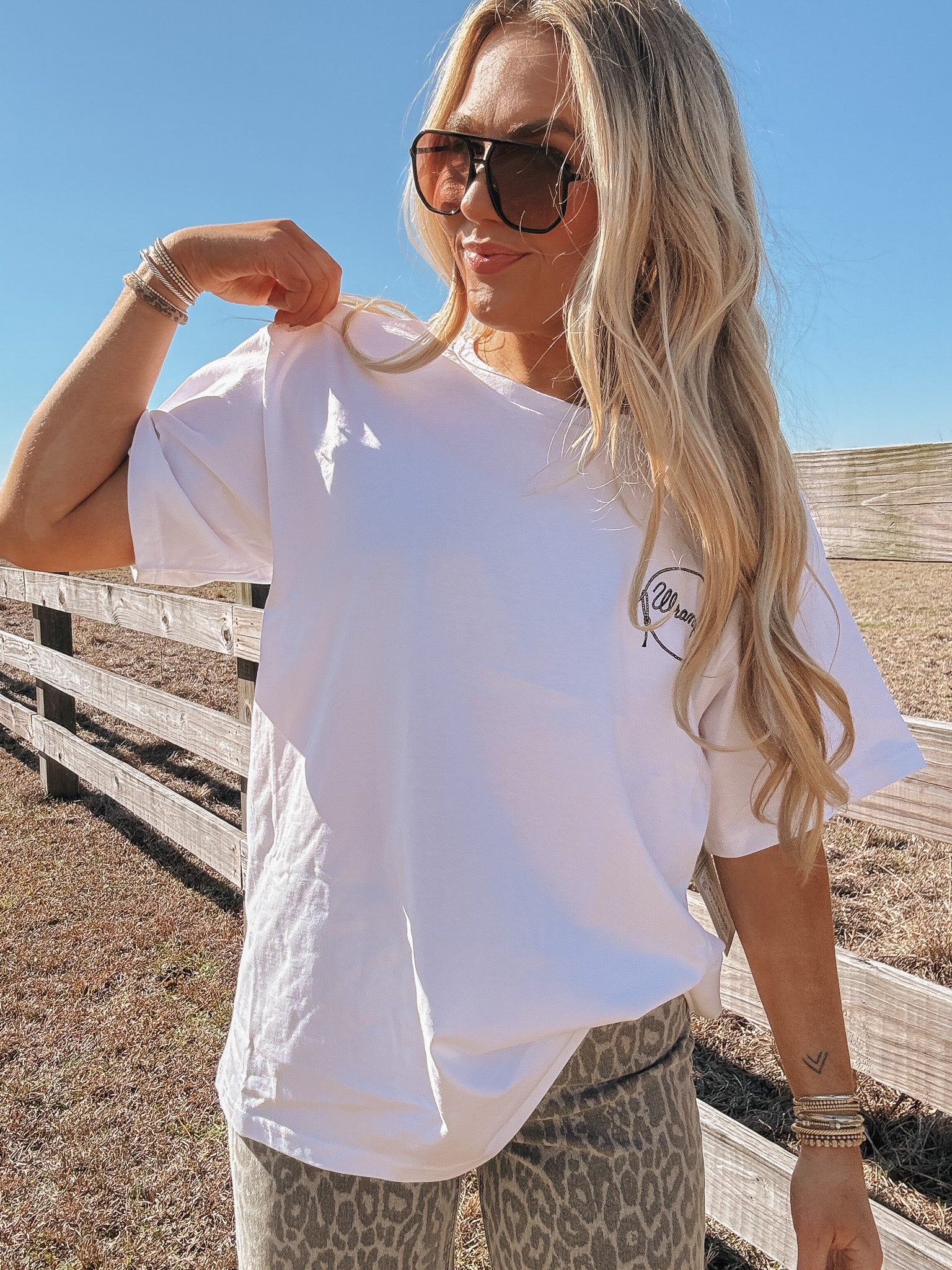 Wrangler Rodeo Snaps Oversized Tee - Image 2