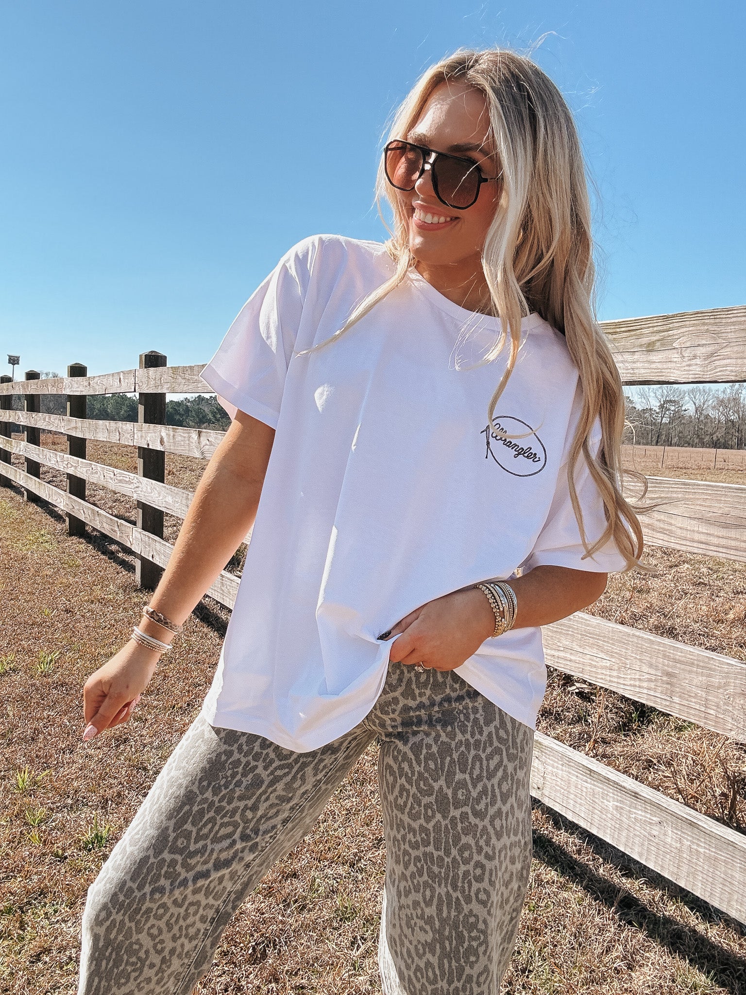 Wrangler Rodeo Snaps Oversized Tee - Image 5