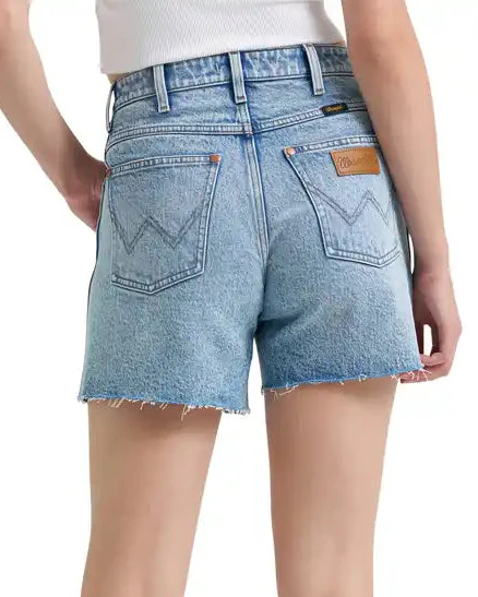 Wrangler Women's High Rise Cowboy Shorts in Blissful - Image 6