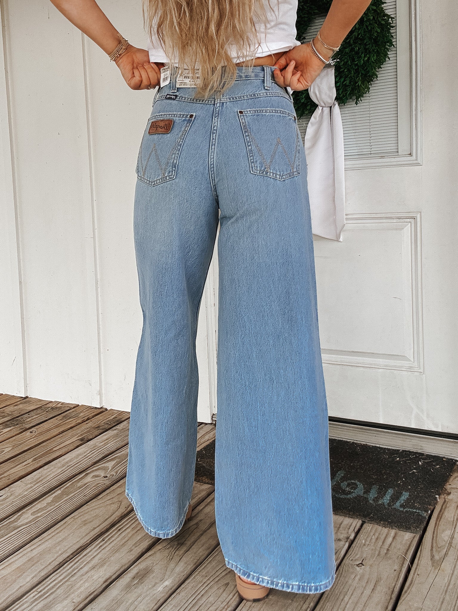 Women's Wrangler Retro Bailey High Rise Wide Leg Jean - Image 10