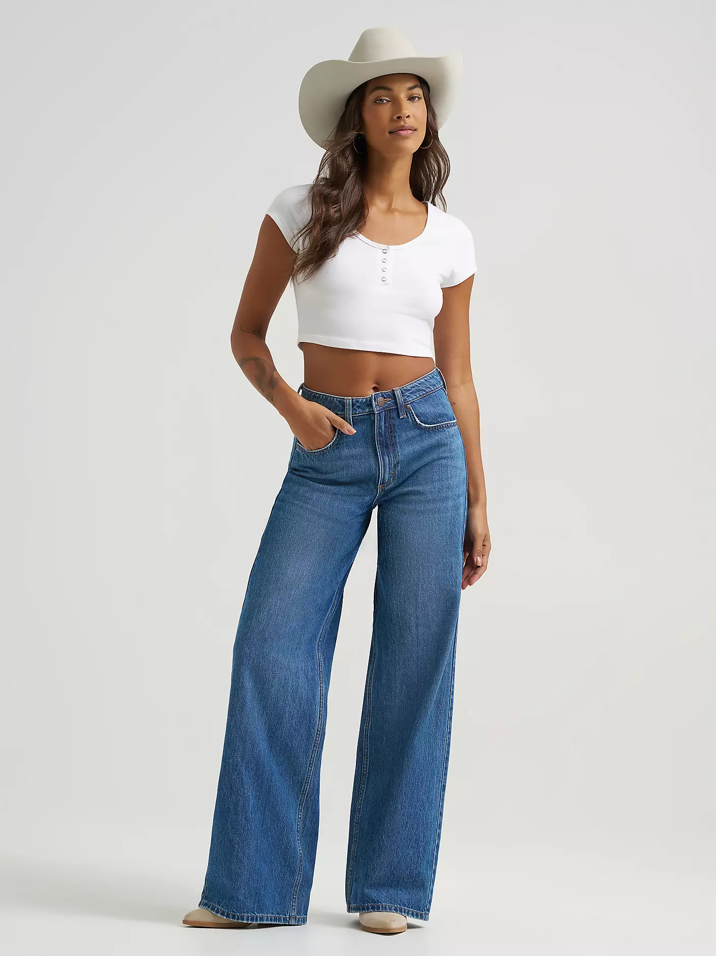 Women's Wrangler Retro Bailey High Rise Wide Leg Jean - Image 12