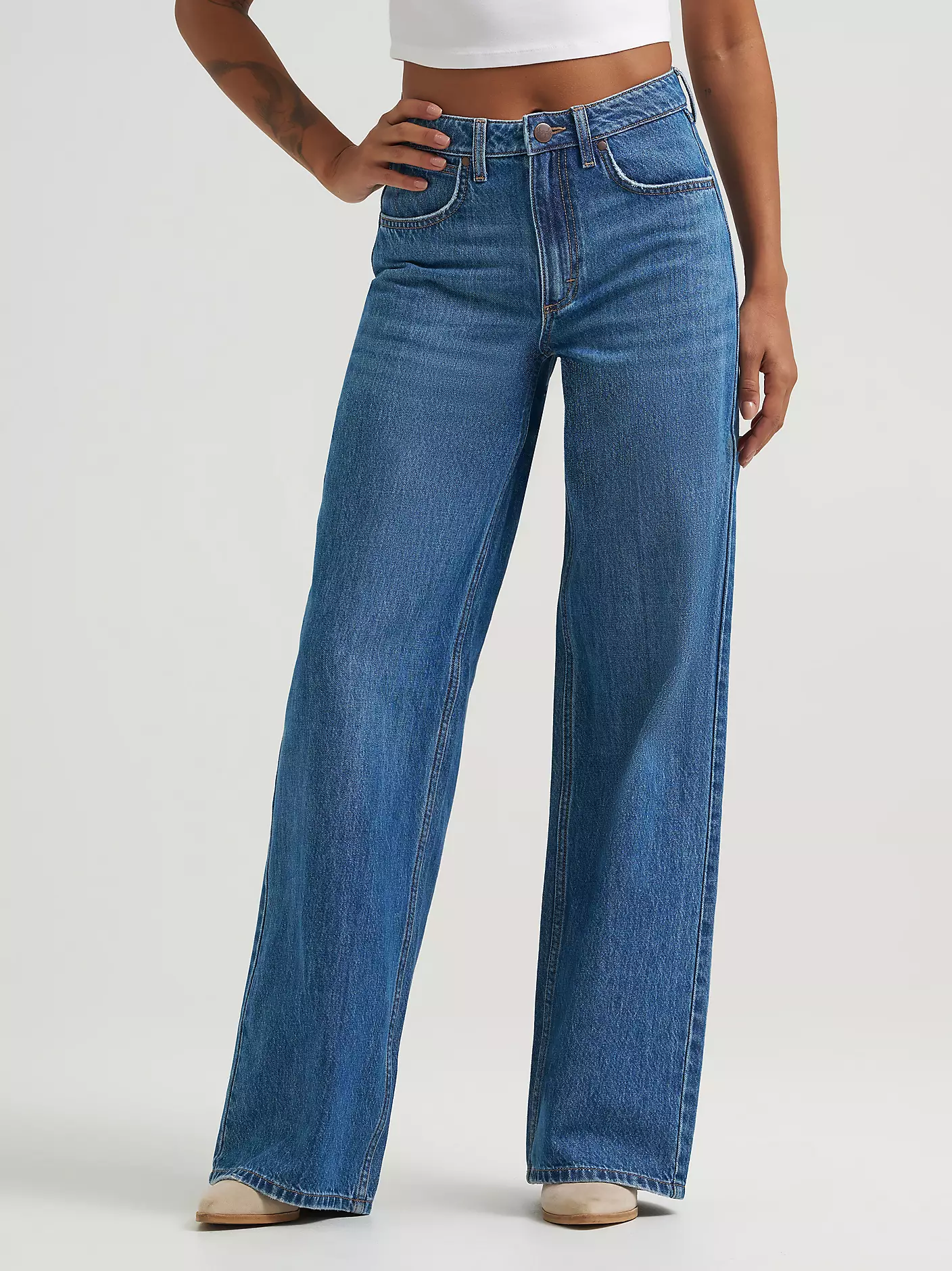 Women's Wrangler Retro Bailey High Rise Wide Leg Jean - Image 14