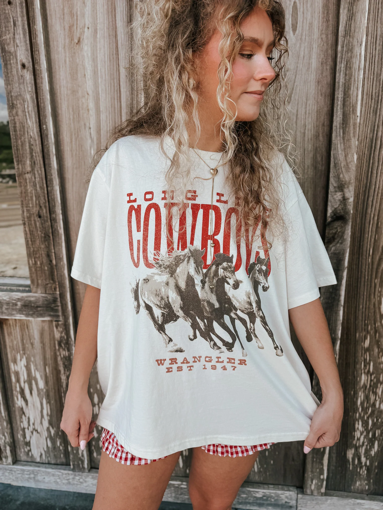 Wrangler Retro 'Long Live Cowboys' Oversized Tee - Image 2