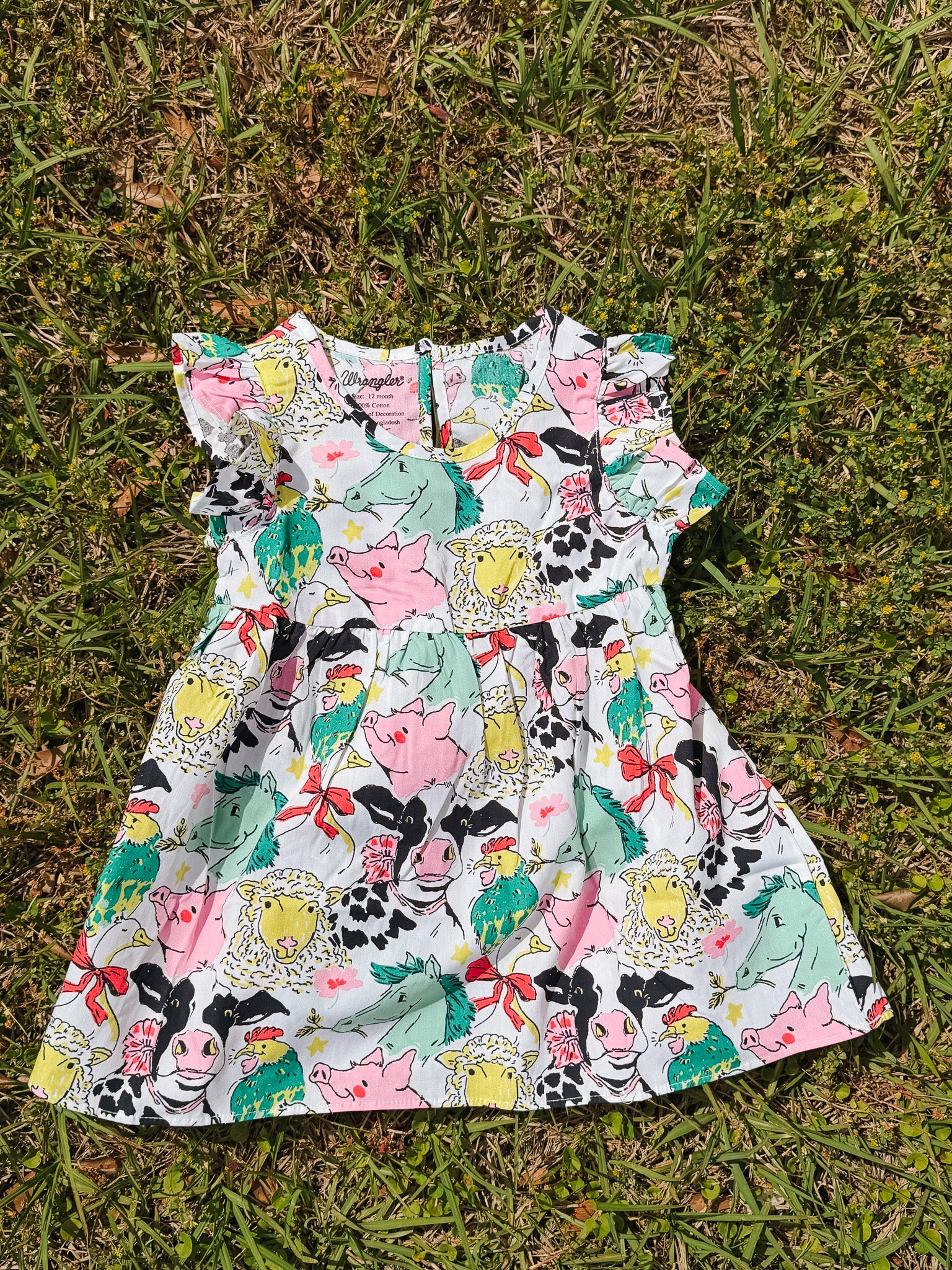 Wrangler Infant Farm Animal Dress Set - Image 3