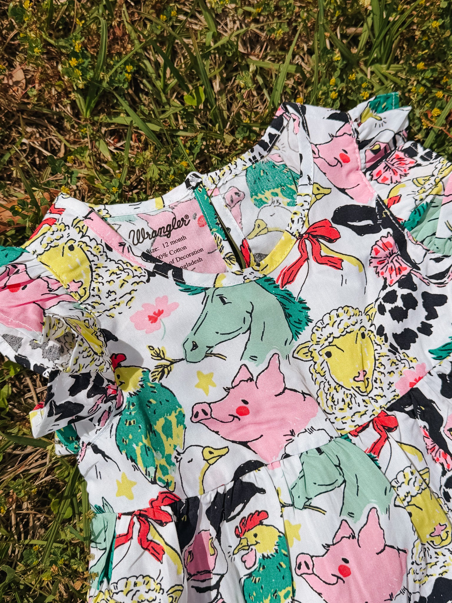 Wrangler Infant Farm Animal Dress Set - Image 4