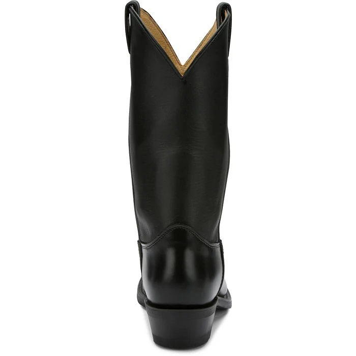 Men's Justin Tobias 12" Black Western Boots - Image 5