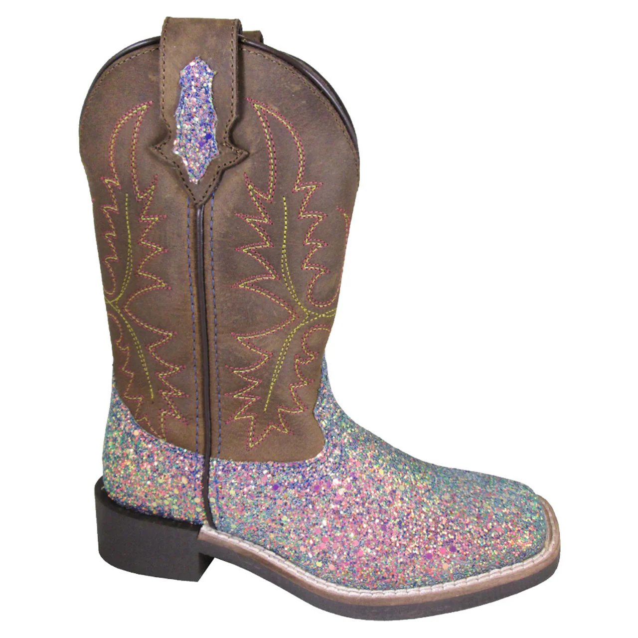 Girl's Smoky Mountain Ariel Glitter Square Toe Boot - Image 3