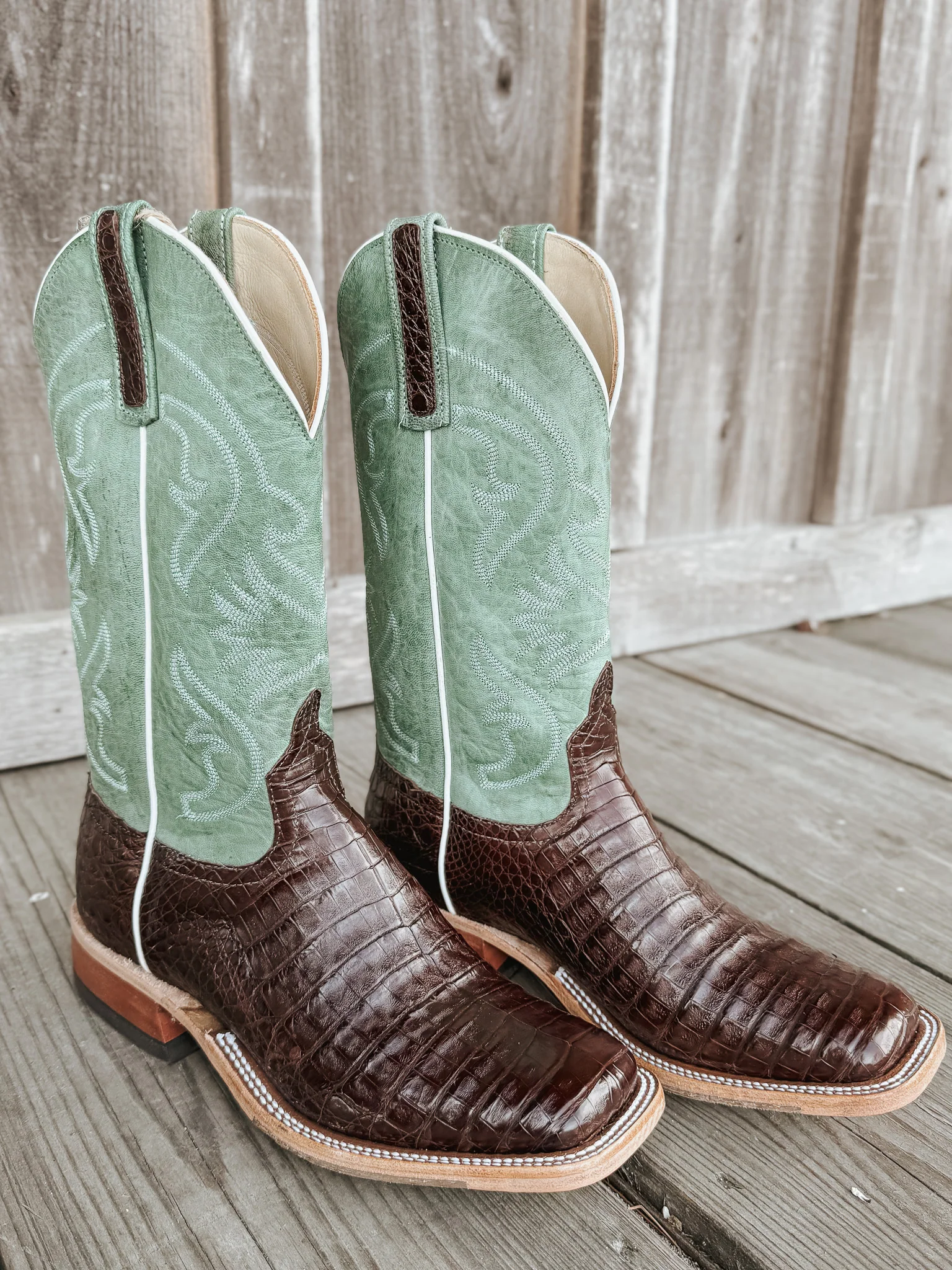 Men's Anderson Bean BC Exclusive Jade Caiman Boots - Image 15
