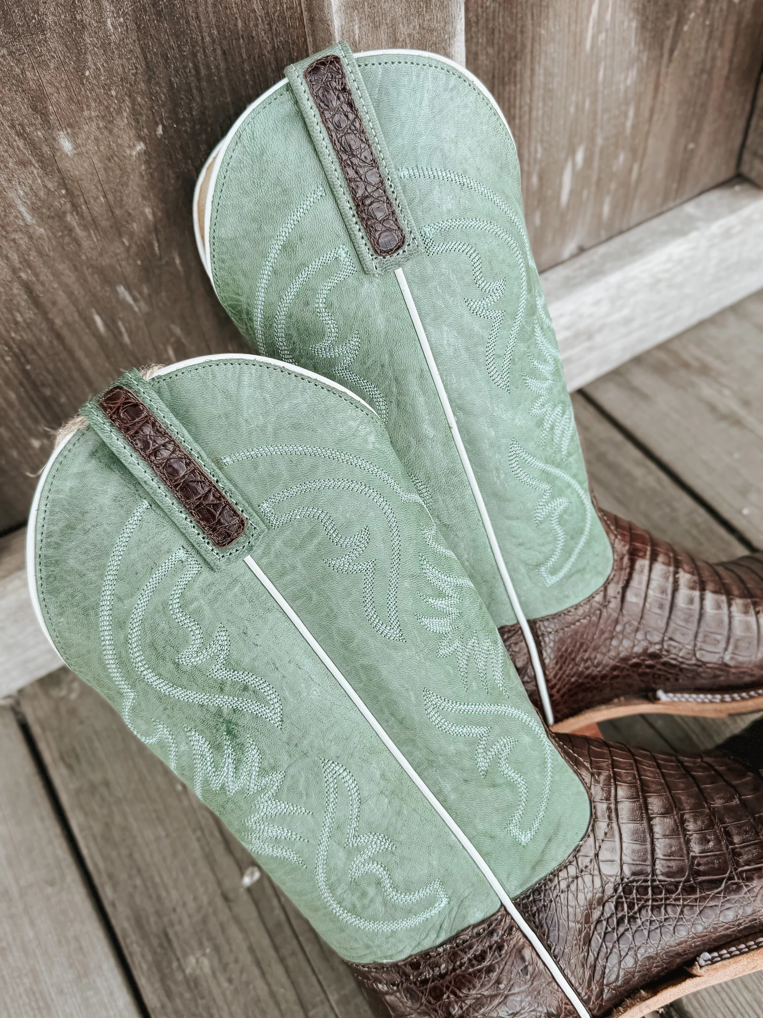 Men's Anderson Bean BC Exclusive Jade Caiman Boots - Image 16