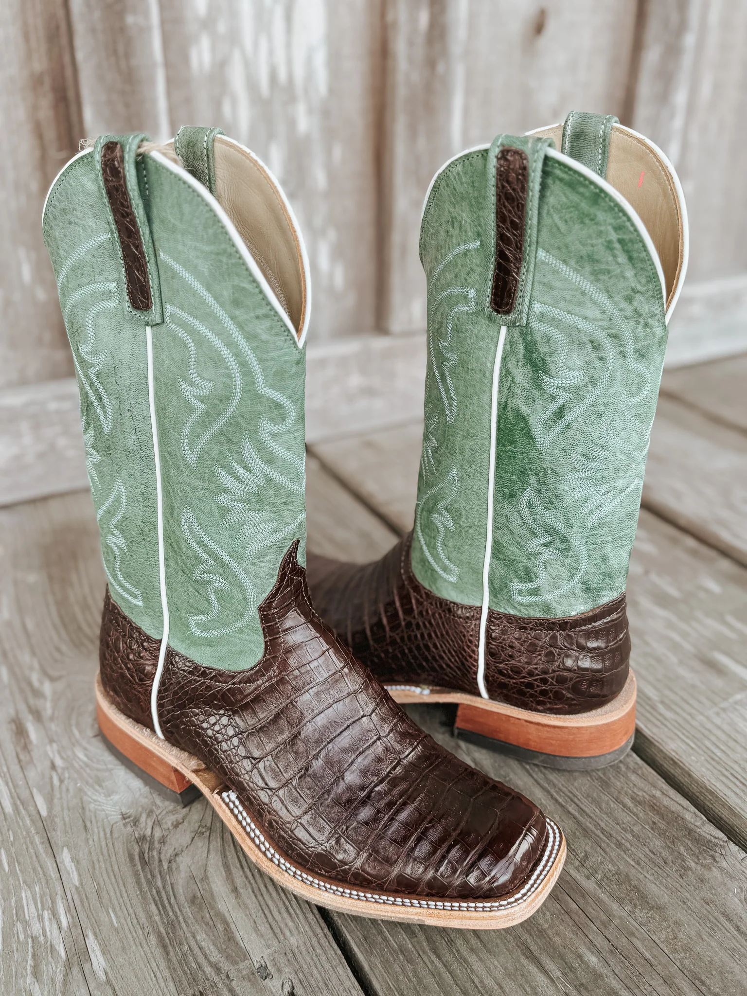Men's Anderson Bean BC Exclusive Jade Caiman Boots - Image 9